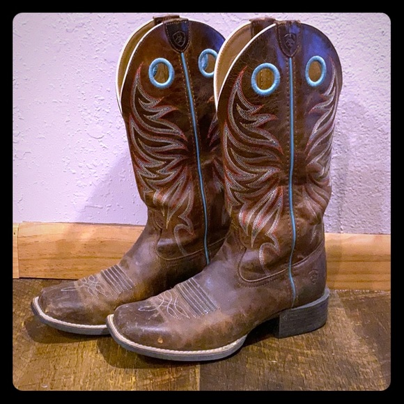 ariat women's round up ryder western boots